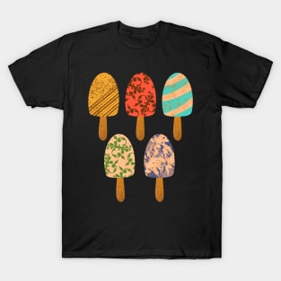 Ice Pop Kulfi Pattern T-Shirt